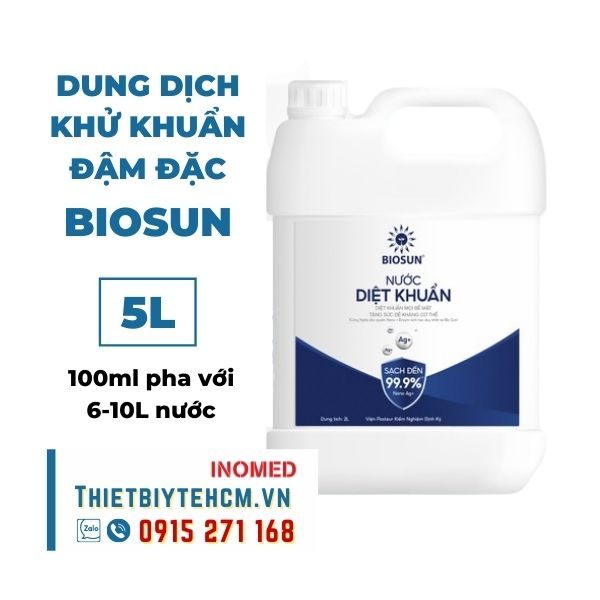 Dung dịch khử khuẩn đậm đặc Biosun - Cồn Khử Khuẩn - Công Ty TNHH Sản Xuất Và Thương Mại Sáng Tạo Việt Nam